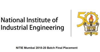 NITIE Mumbai Class of 2018-20 Bags Rs 20.88 LPA Average Salary at Final Placement 2020